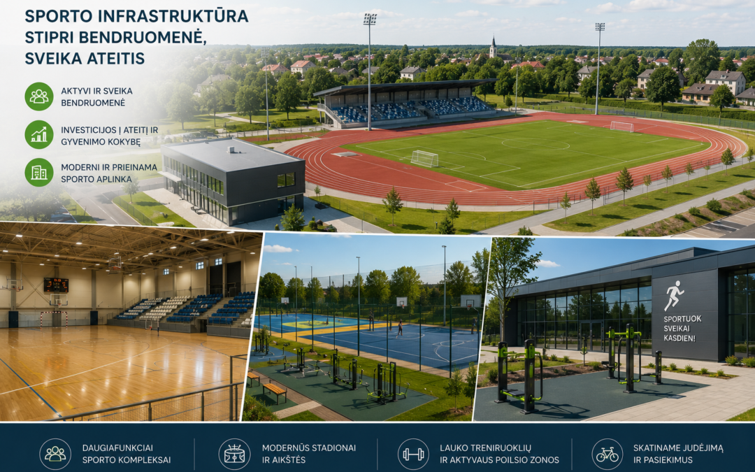 Sporto infrastruktūros finansavimas: naujos galimybės savivaldybėms